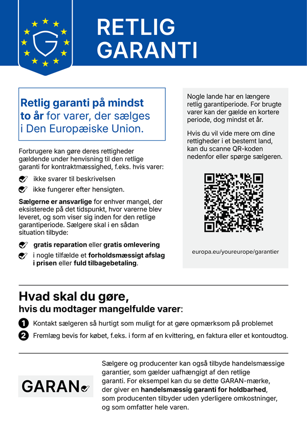 EU mærkat: Retlig garanti